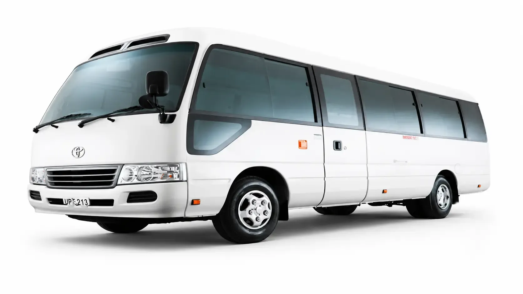 Toyota Coaster 4c available for rent in Lahore