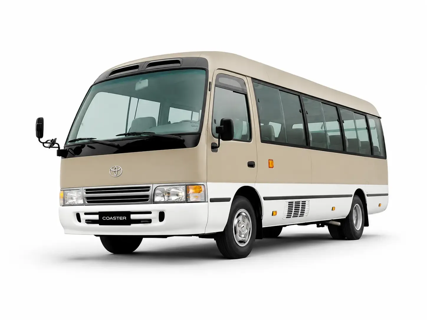 Toyota Coaster available for rent in Lahore